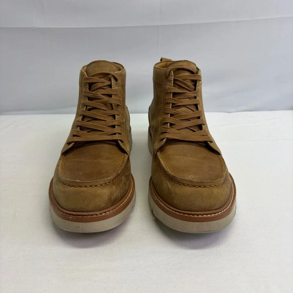 Label Moc Toe Boots Mens Size 11 Brown Leather Vibram Sole Workwear Gorpcore